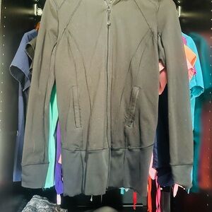 Lululemon Athletica Black Bomber Jacket